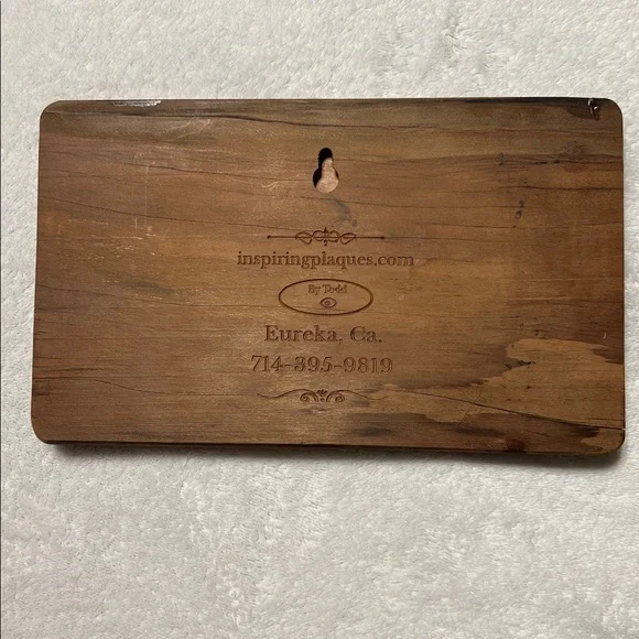 Brown Wooden Dog Humorous Welcome Sign - Picture 2 of 4